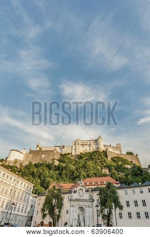 Hohensalzburg Castle (festung Hohensalzburg) At Salzburg, Austri