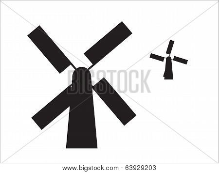 Windmill Silhouette