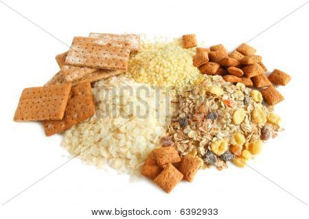 Getreide, Cracker und Müsli