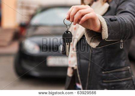Hand over the keys of the car