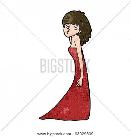 cartoon woman pulling photo face