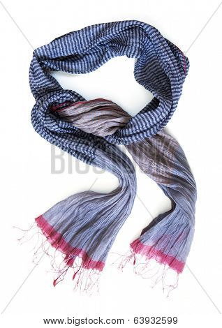 silk scarf on a white background 