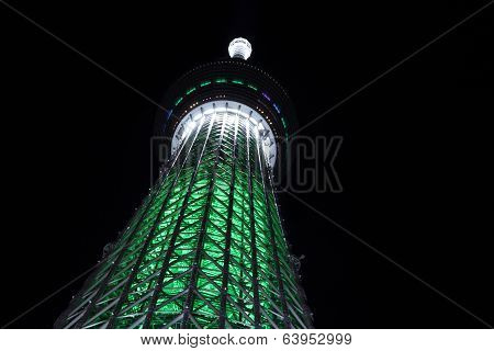 Tokyo Sky Tree Night Illumination