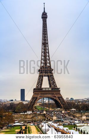 Eiffel Tower In Paris France