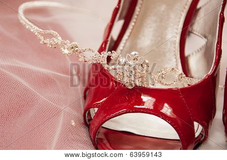 Bride Shoe With Tiera