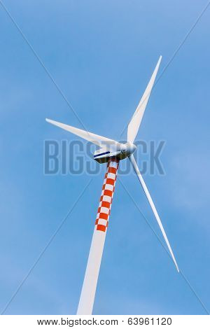 Wind Turbine In Movement