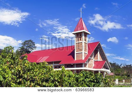 Christian Church in Tuk-Tuk Village.
