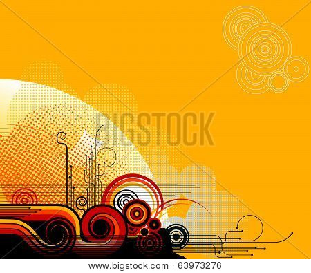 Various Colors Vector Background