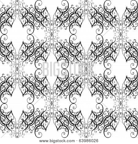Vector Baroque Seamless Pattern