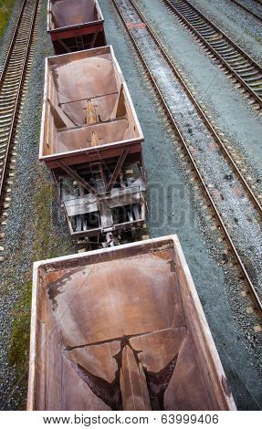 Empty Freight Wagons