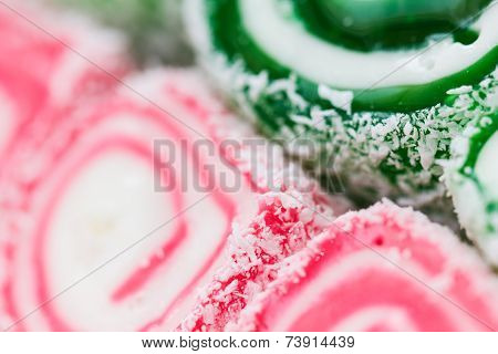 Turkish Delight Or Rahat Lokum Assortment.