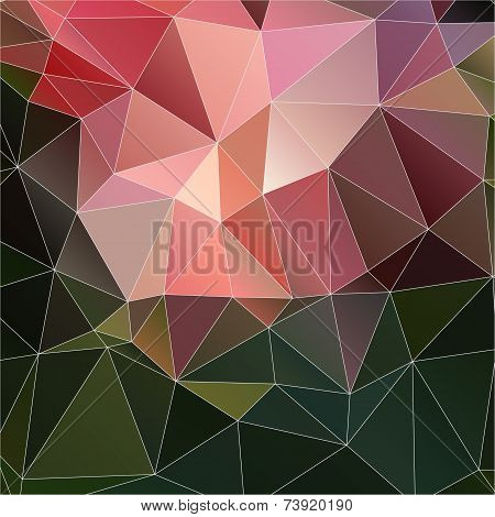 Vector abstract polygonal background