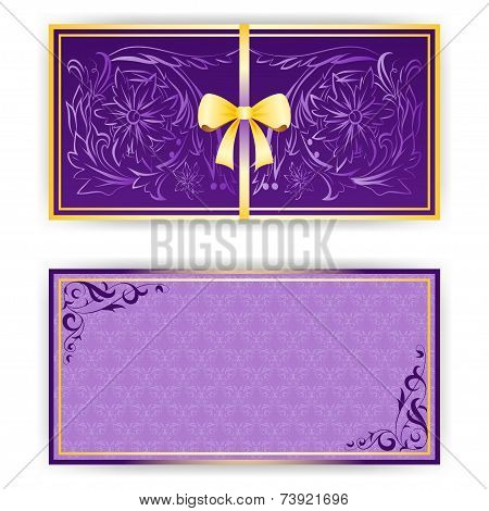Exquisite template for greeting card, invitation