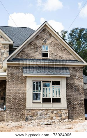 Freshly Painted Window In New Brick Home
