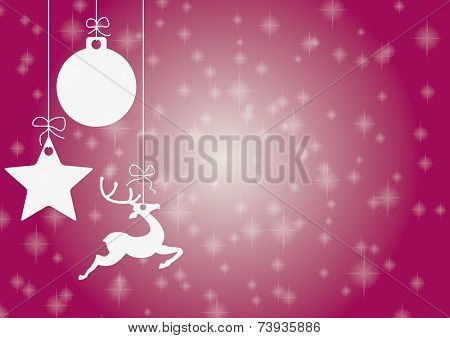 Just Purple Christmas Card