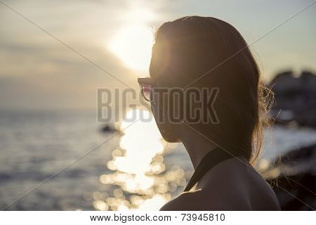 Girl At The Sea