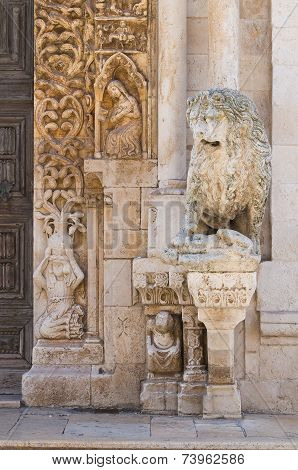 Duomo Cathedral of Altamura. Puglia. Southern Italy.