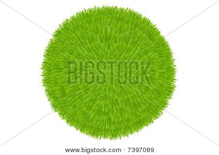 Palla verde erba