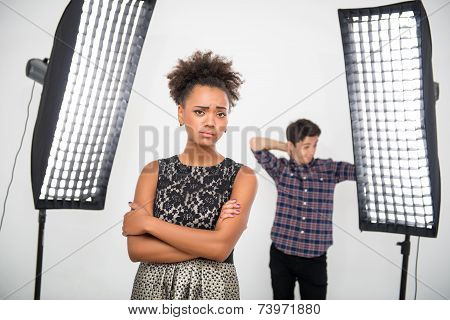 Photo session of the great model