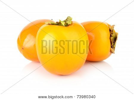 Many Sharon Kakis-diospyros Studio Shot Isolated White