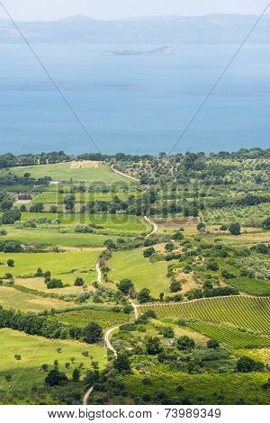 Bolsena Lake From Montefiascone