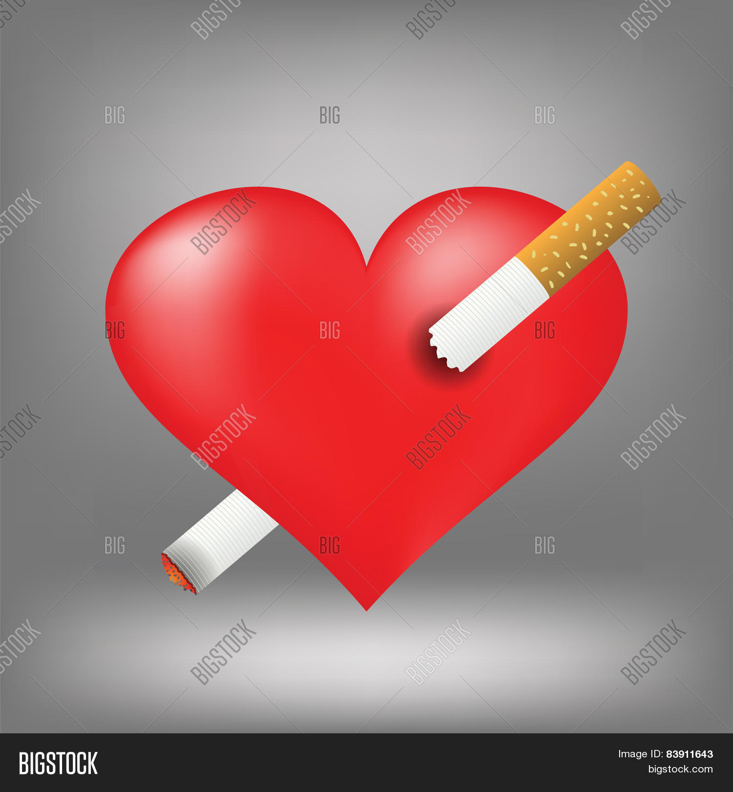 cigarette love Cigarette Heart Vector & Photo (Free Trial)