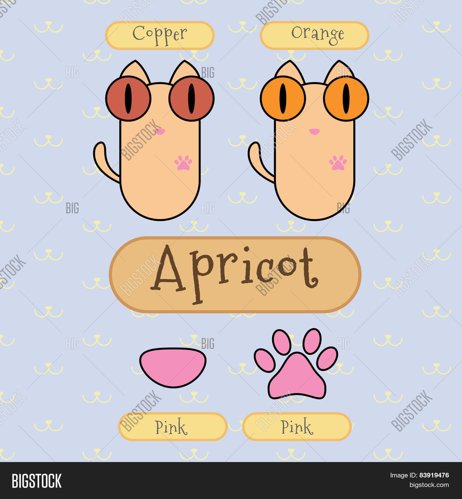 Apricot Color Cat Vector & Photo (Free Trial) Bigstock