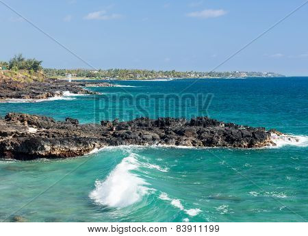 Coastline Near Koloa On Kauai
