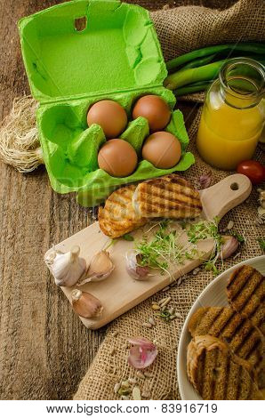 Scrambled Eggs, Creamy And Fluffy