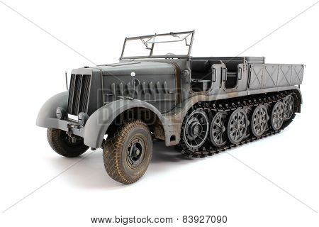 3/4 View Of Half-track