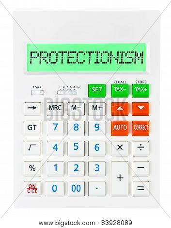 Calculator With Protectionism
