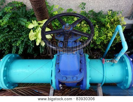 Valve Of Water Pipeline
