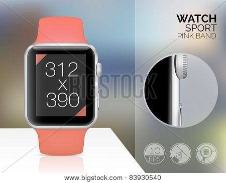 Smart watch isolated