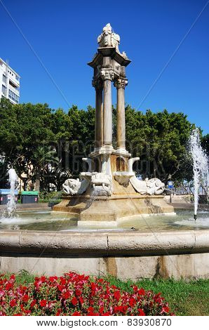 Fish fountain, Almeria.
