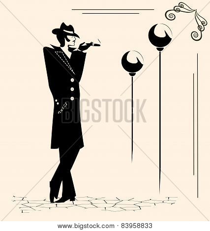 smoking man