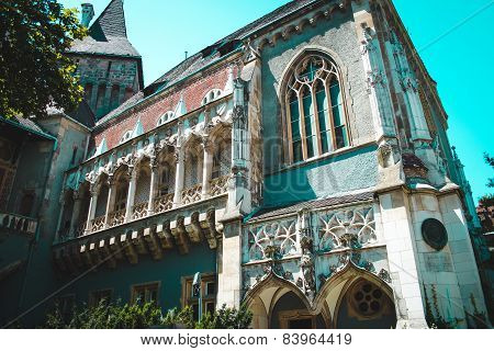 Old Beautiful Building In Budapest, Hungary