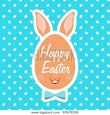 Vector. Illustration With Easter Eggs.