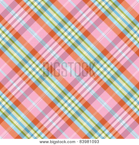 Diagonal Seamless Pattern In A Cage