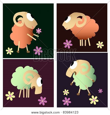 Funny Sheep Cartoon Collection