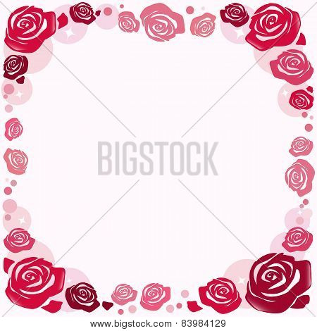 Frame With Roses