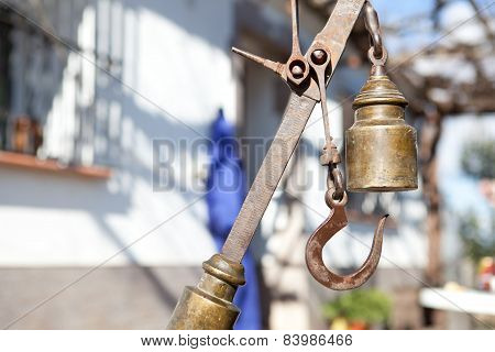 Antique Roman Steelyard, Or Roman Balance