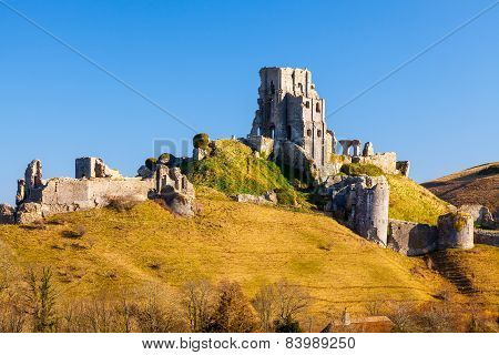 Corfe Castle Dorset England