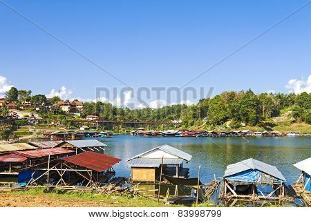 The Houseboat On River