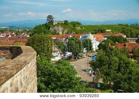 View To The Town Of Breisach