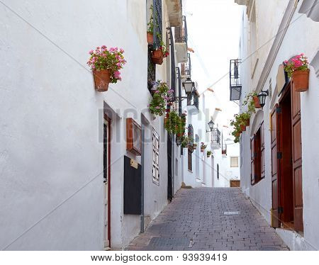 Mojacar Almeria white Mediterranean village in Spain