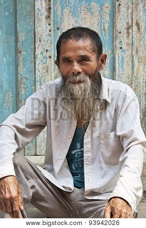 An 80 Year Old Man From The Ancient Town Daxu
