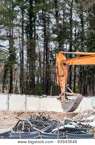 Orange Loader Arm