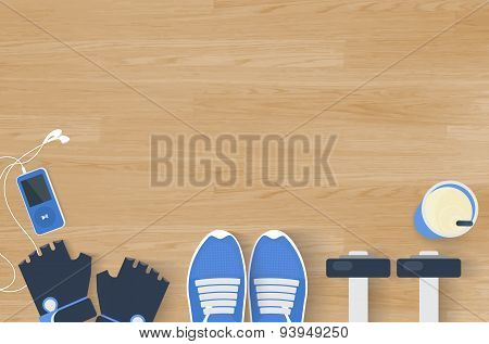 Fitness motivated background