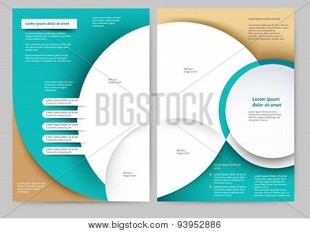 Abstract Colored Brochure