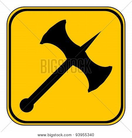 Battle Axe Button.